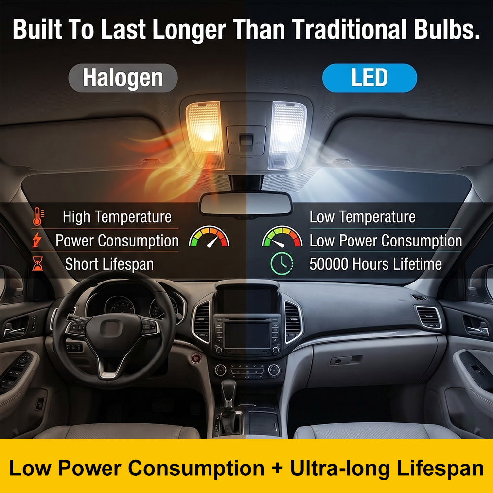AutoGlowLED LED bulbs built to last longer than traditional halogen bulbs