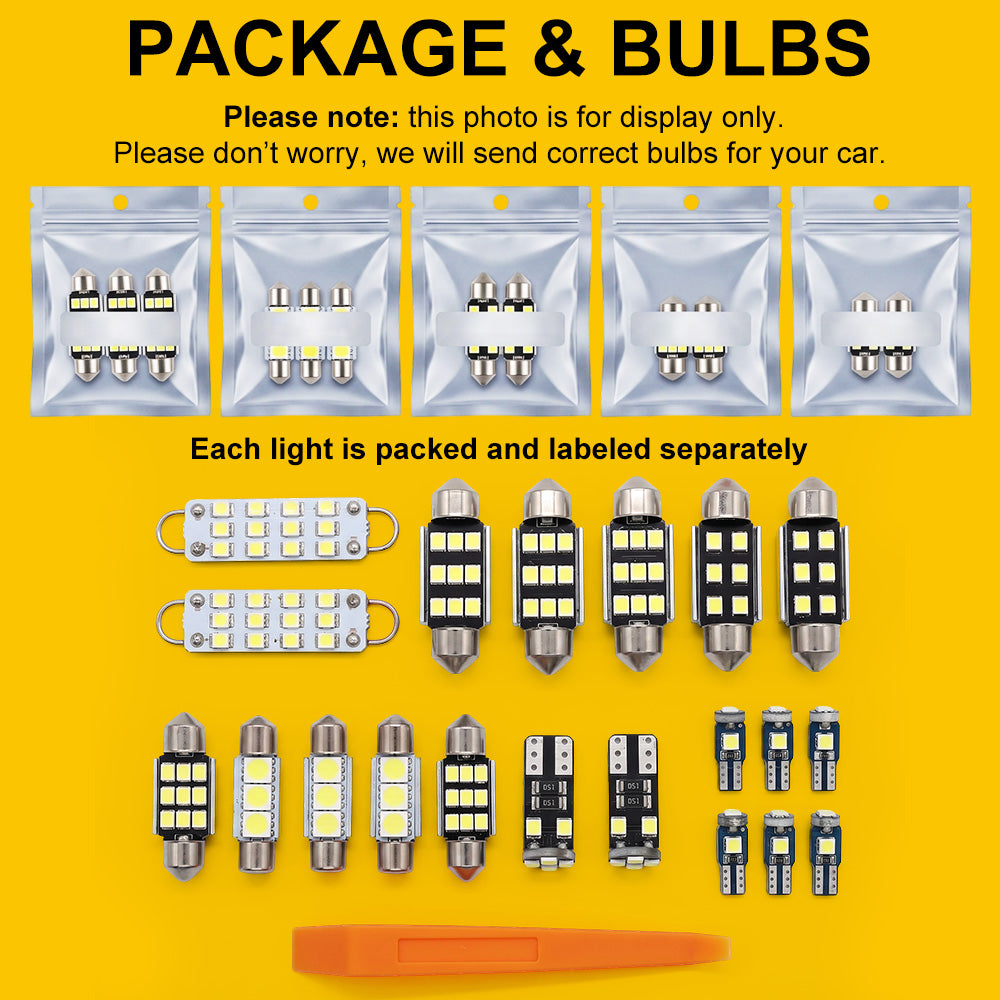 For Citroen DS4 2016-2020 LED Interior Light Kit Canbus Error Free Dome Map Trunk Footwell Door | AUTOGLOWLED