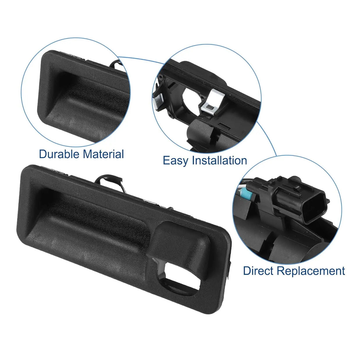 81260-D9010 Outside Lid Lock Handle For Kia Sportage 2016 2017 2018 2019 Trunk R for Kia D9010 - Automotive LED Light