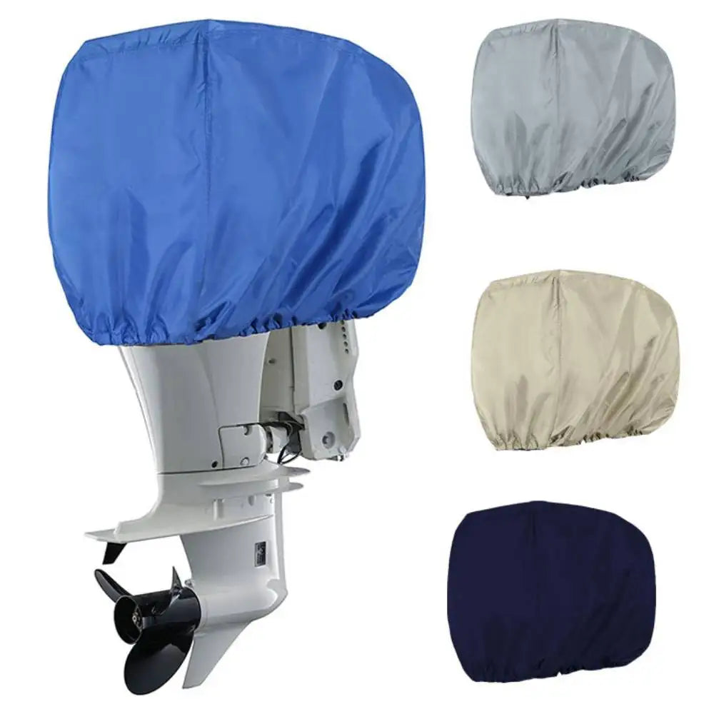 Boat Motor Cover Outboard Boat Engine Hood Cover 210D Oxford cloth Waterproof Windproof Protecti - Automotive LED Light