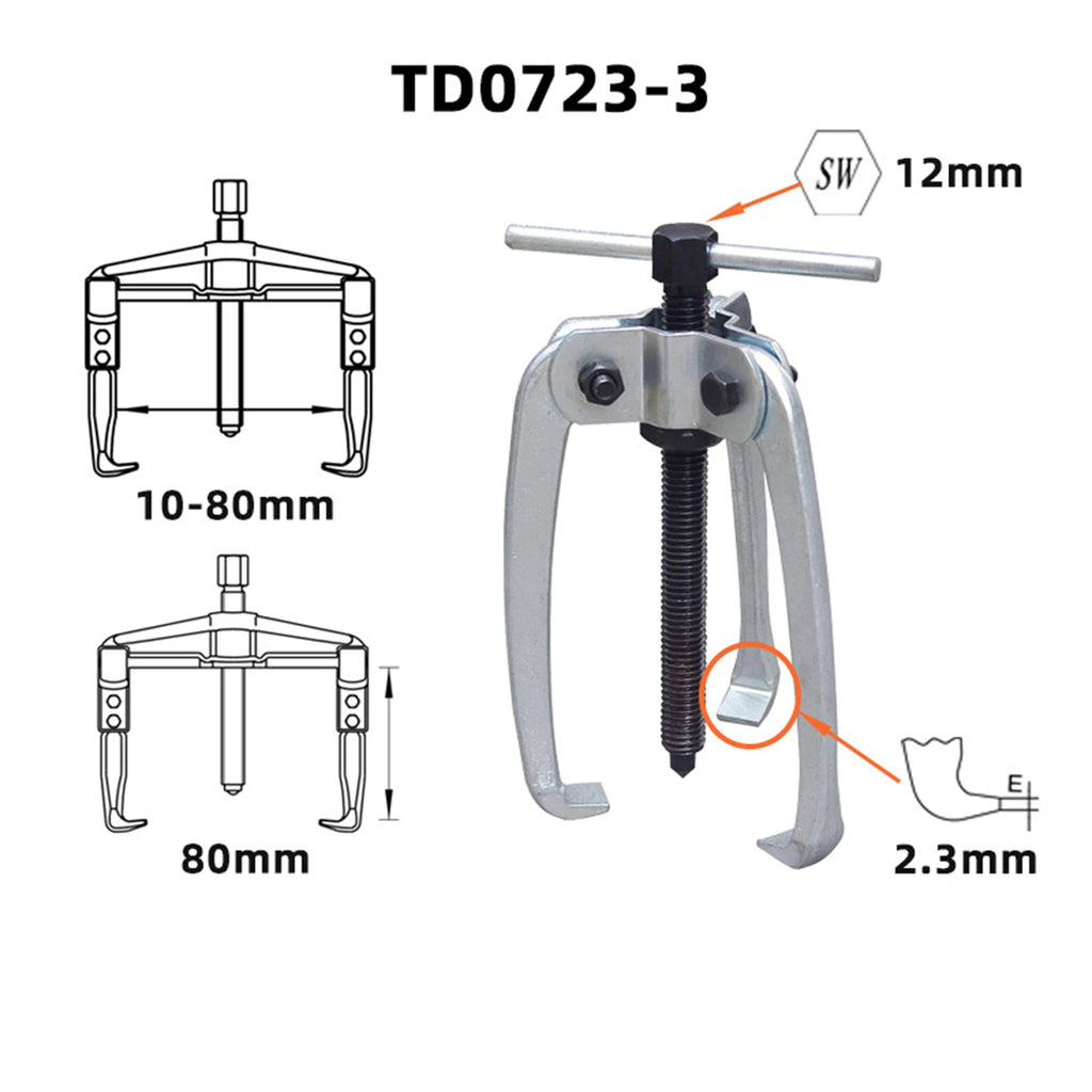 Heavy Duty Bearing Puller Adjustable 2 Jaw 3 Jaw Puller Automotive Gear Puller Mini Puller Clamp - Automotive LED Light