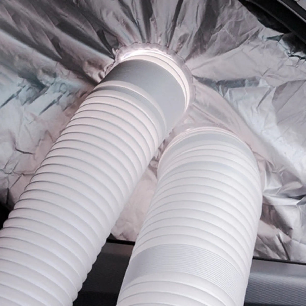 Car Air Conditioner Hose Window Cover Portable Air Conditioner Window Kit Shading Cover Sedans,  - Automotive LED Light