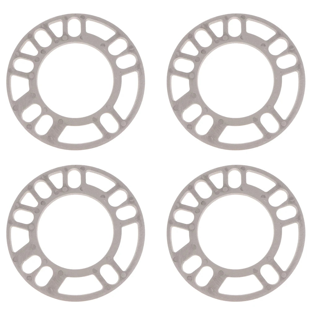 5mm Universal Wheel Spacer Car Wheel Spacer Shims Plate Gasket Universal Set Of 4 5x100 5x108 5x - Automotive LED Light