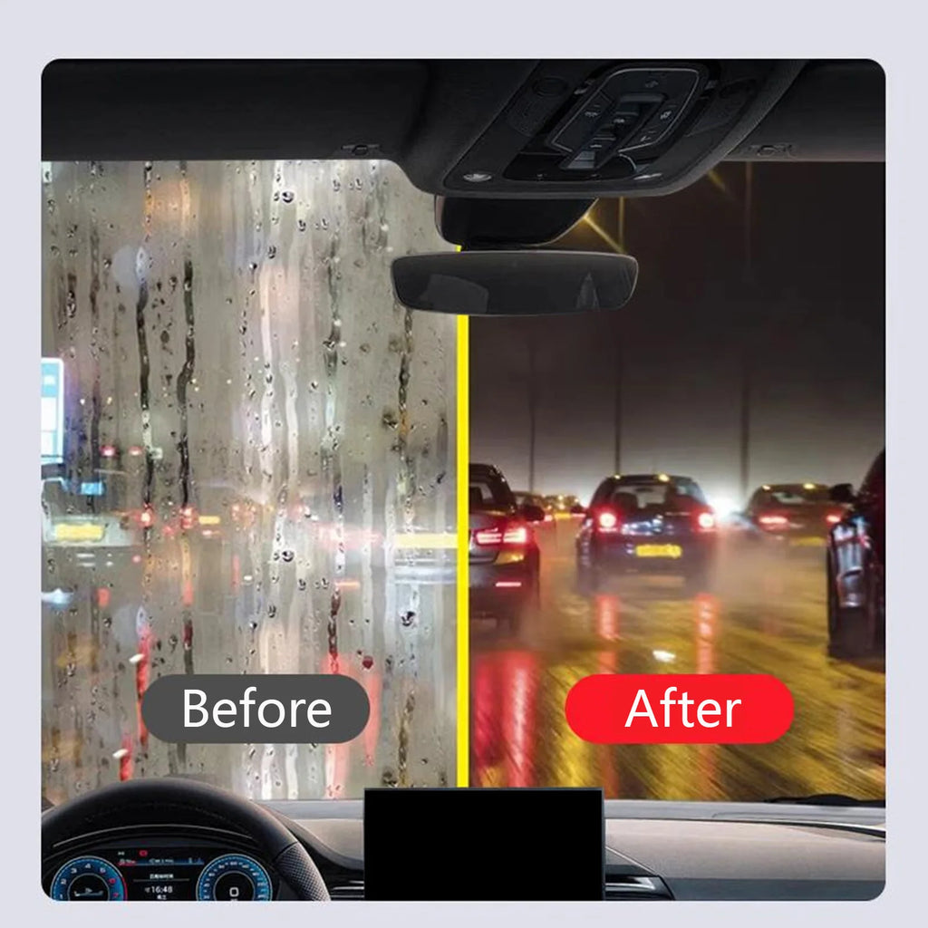 Glass Oil Film Remover for Car Windshields Oil Film cleaner Glass Cleaning Board Automotive Care - Automotive LED Light