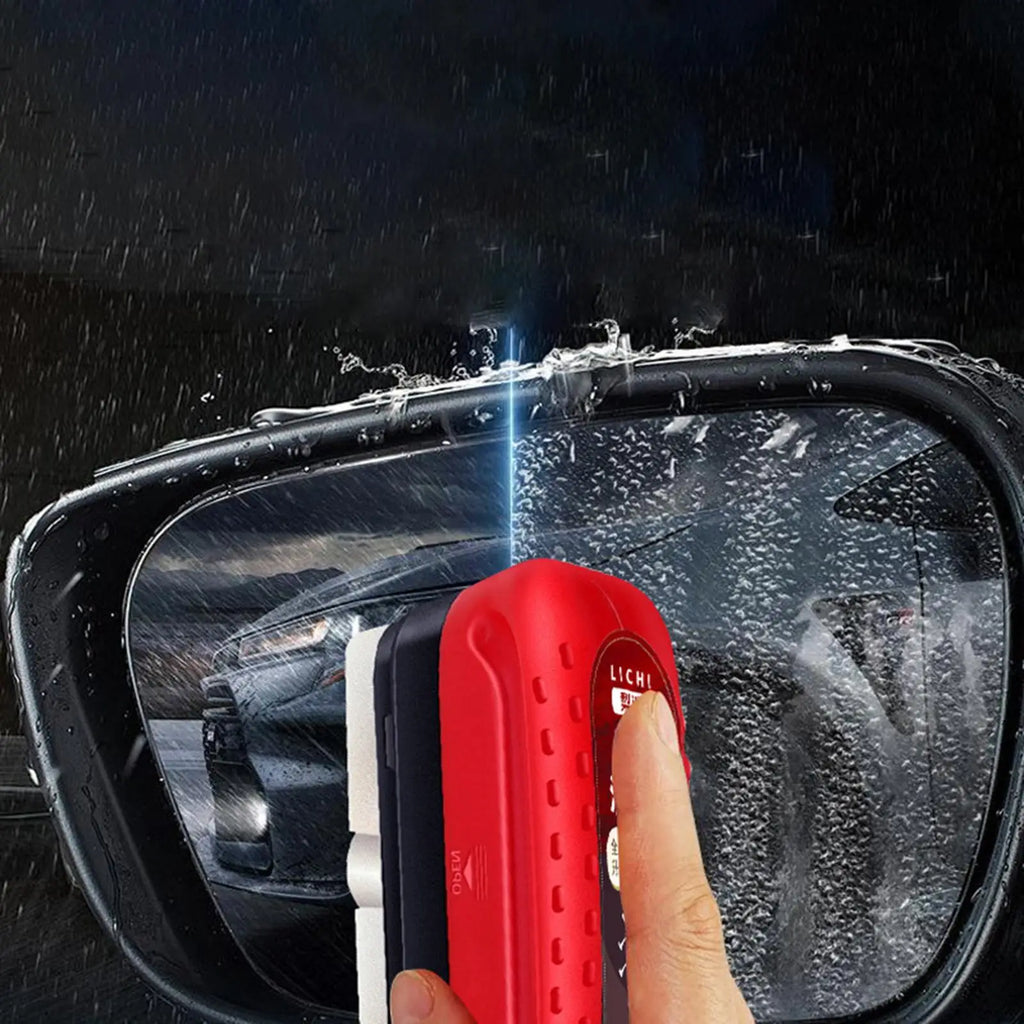 Glass Oil Film Remover for Car Windshields Oil Film cleaner Glass Cleaning Board Automotive Care - Automotive LED Light