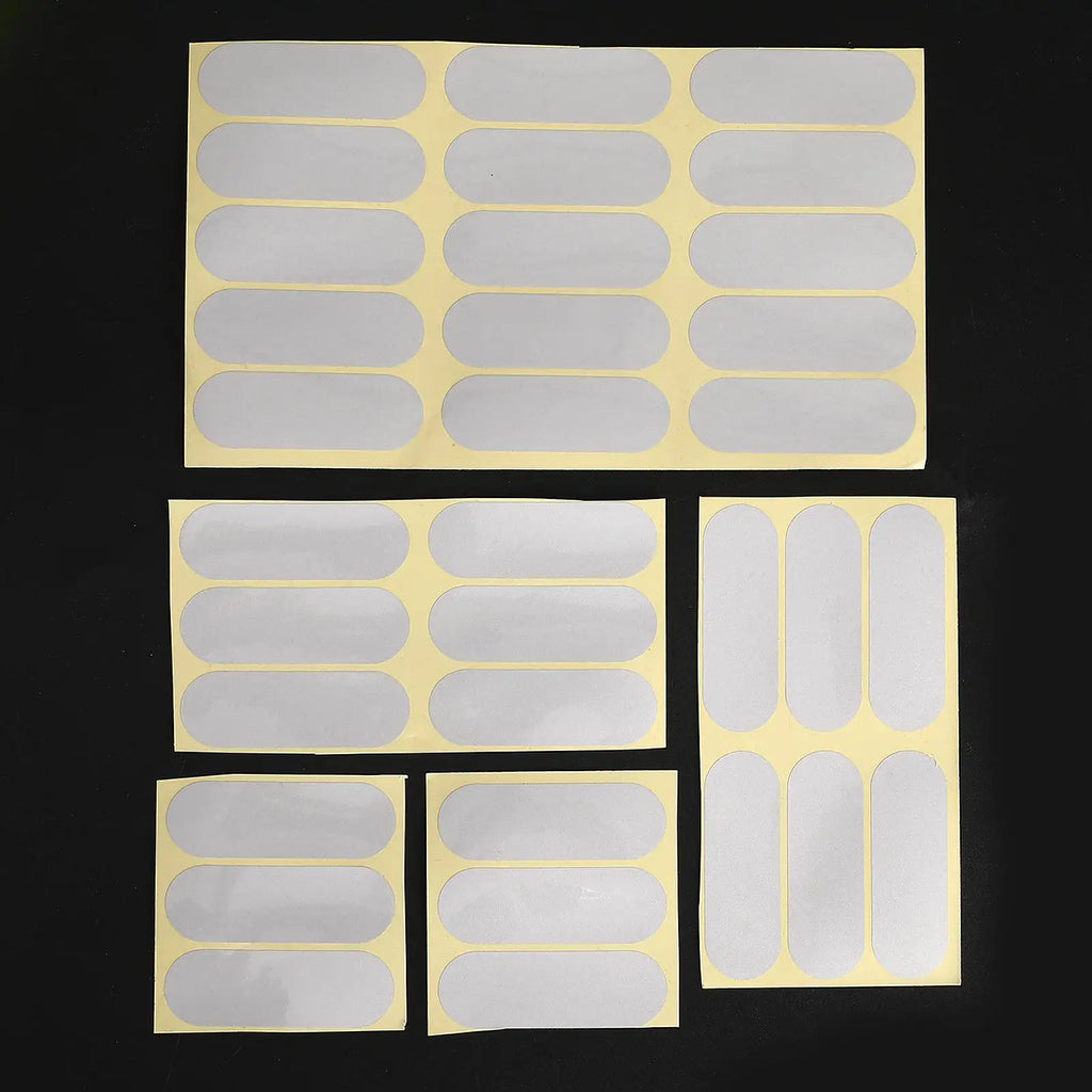 Automotive Motorcycle Reflective Stickers for Helmet Wheel Window Laptops Self Adhesive Car Warn - Automotive LED Light