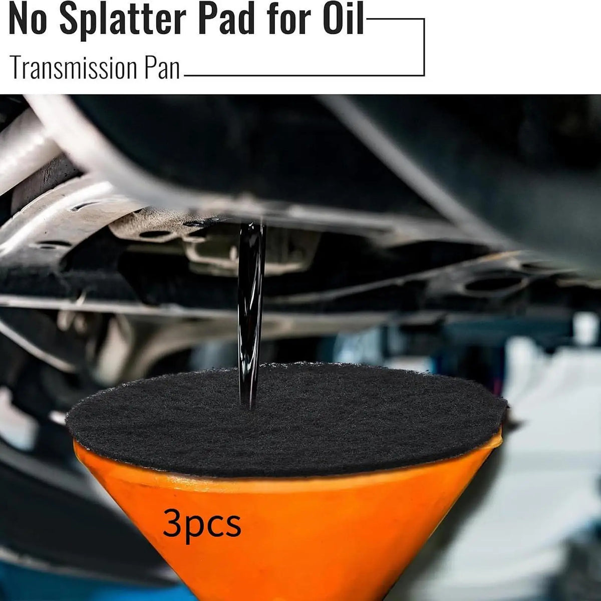 2/3/5PCS Oil Drain Splash Pads Anti Splash Oil Change Mat for Garage Automotive Car Oil Changing - Automotive LED Light
