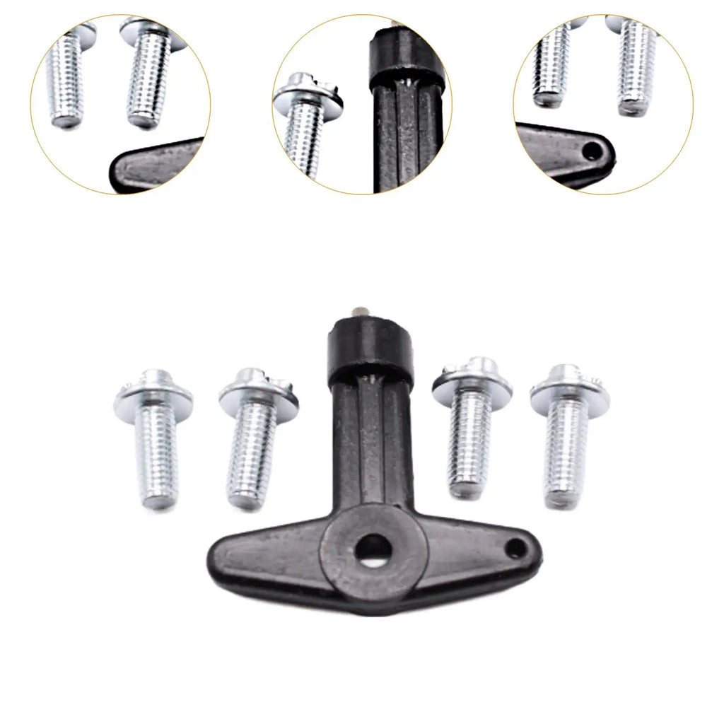 7700422600 Alloy Wheel Centre Cap Screw Bolts with Key for Renault Megane Clio K for Renault MK2 MK1 2001-2007 - Automot