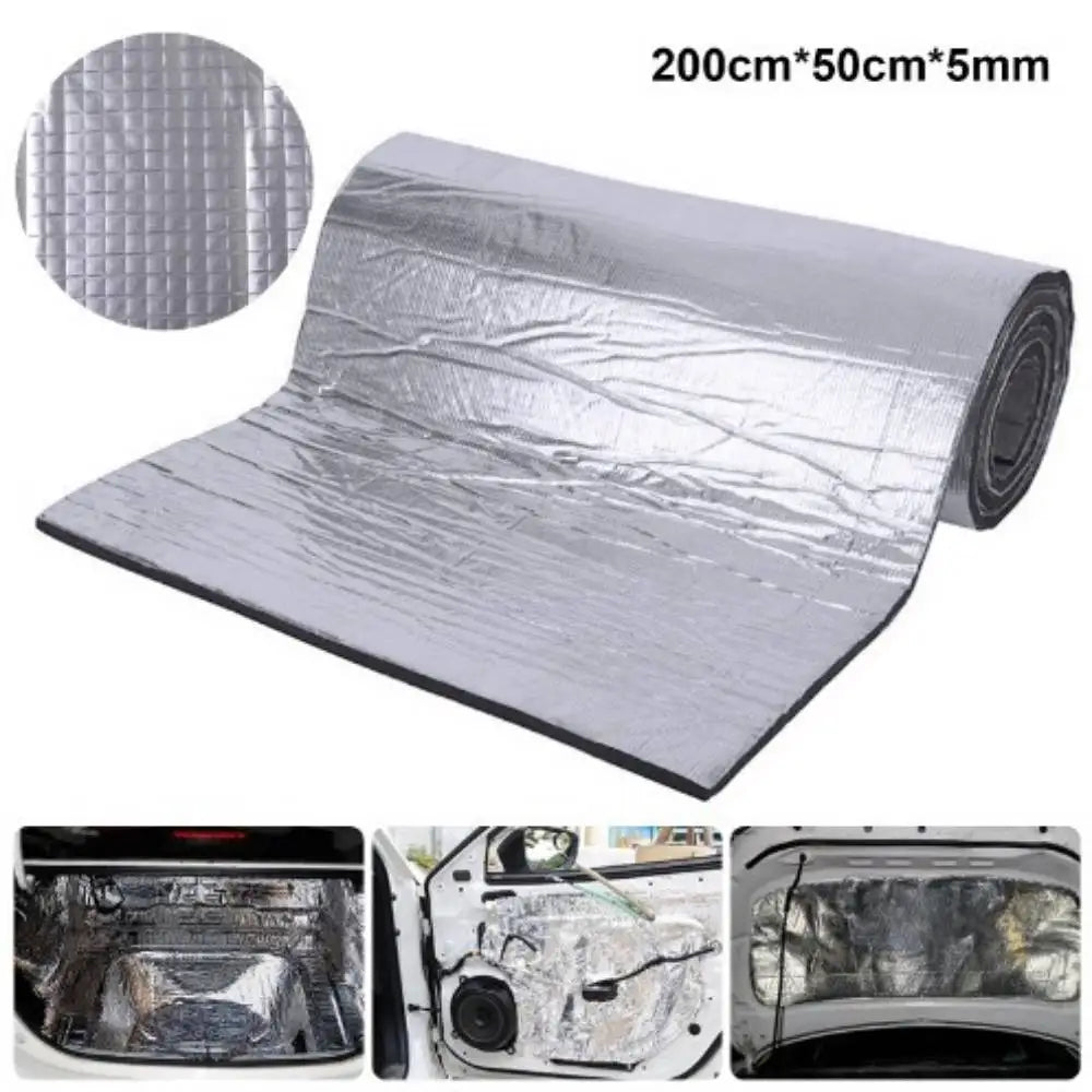 Car Sound Heat Insulation Pad Mat Sound Proofing Foam for Truck Engine Hood Waterproof Thermal S - Automotive LED Light