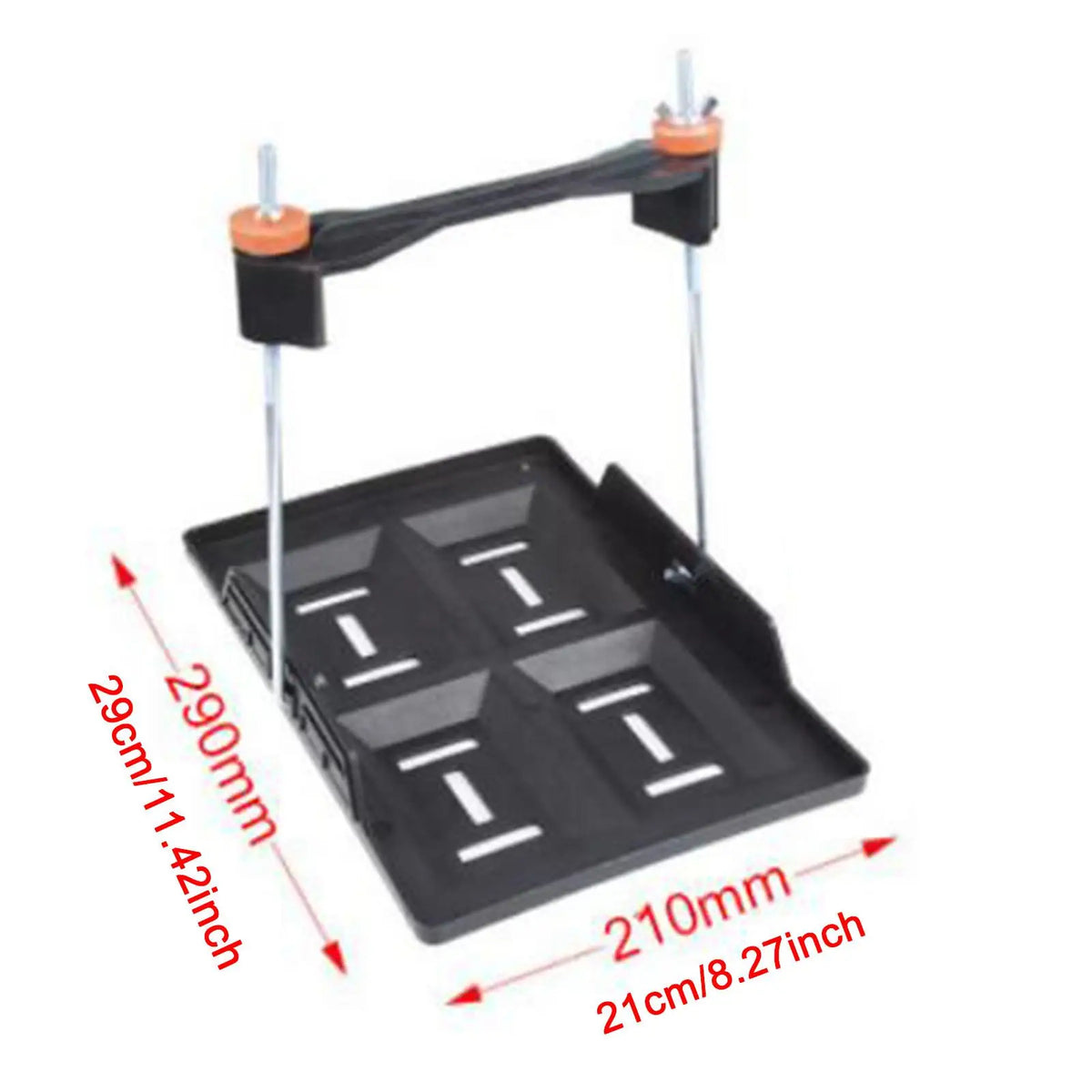 Car Battery Tray Bracket Metal Battery Hold Down Tray Storage Battery Holder support Recessed Sl - Automotive LED Light