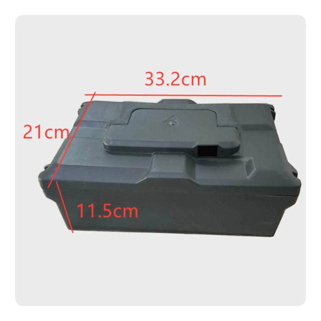 Electric Cycle Container E‑bike Battery Box Thickened Electric Two-Wheeler Housing Universal Ele - Automotive LED Light