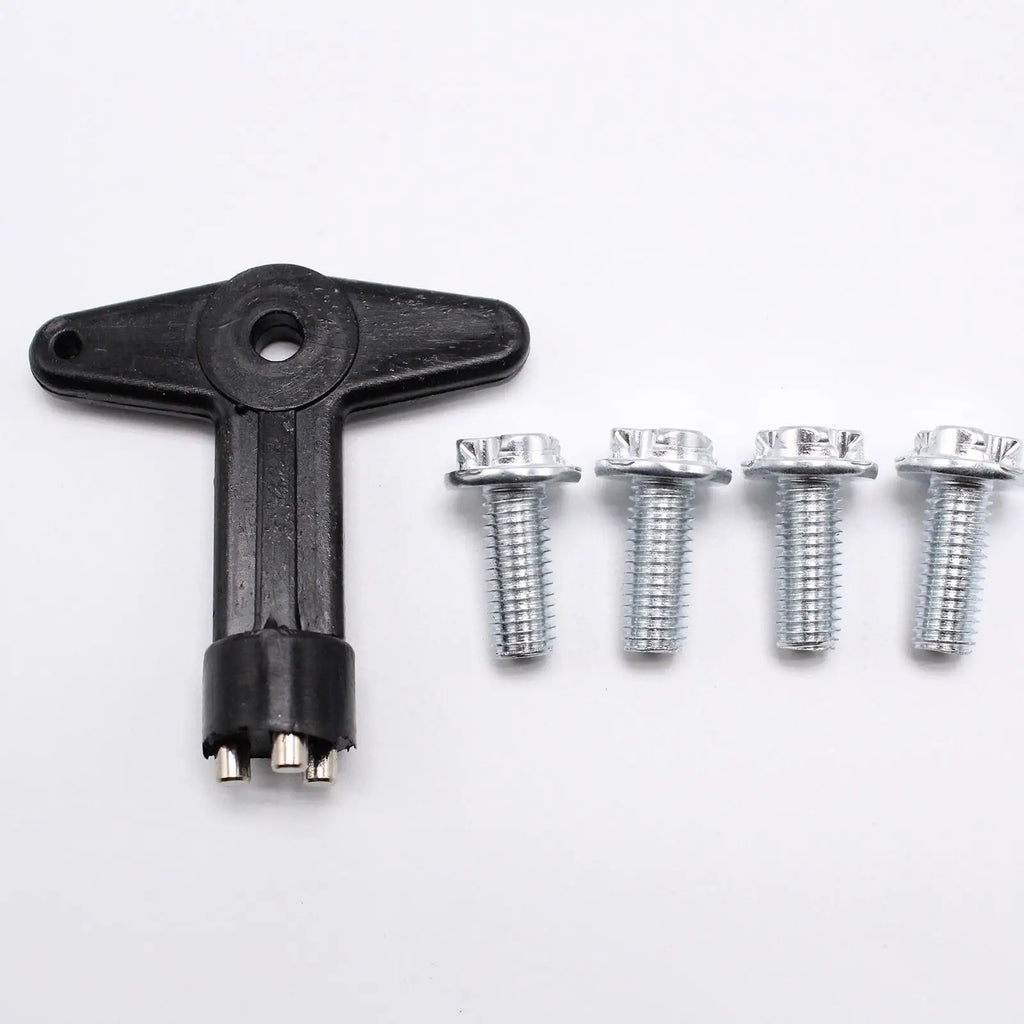 7700422600 Alloy Wheel Centre Cap Screw Bolts with Key for Renault Megane Clio K for Renault MK2 MK1 2001-2007 - Automot