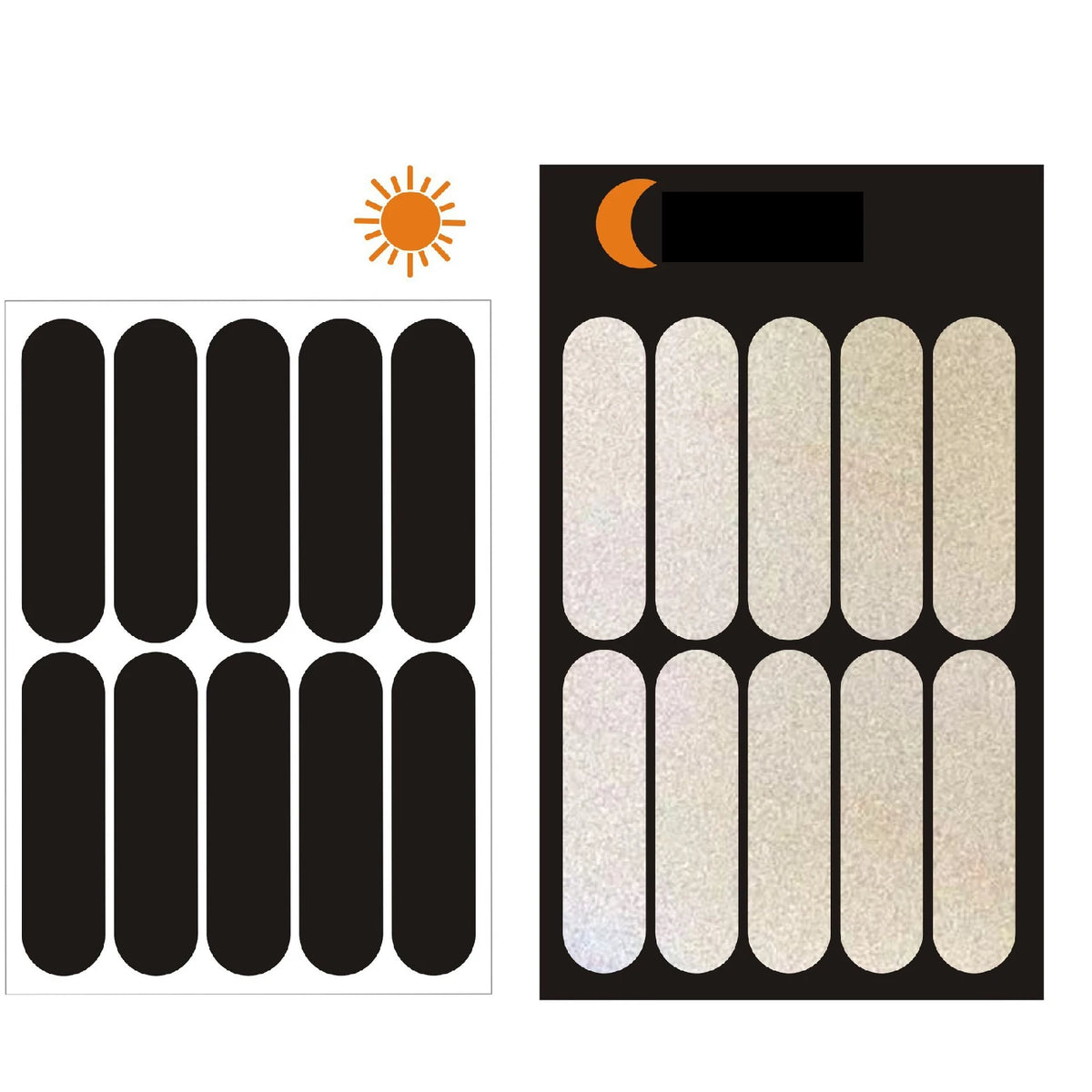 Automotive Motorcycle Reflective Stickers for Helmet Wheel Window Laptops Self Adhesive Car Warn - Automotive LED Light