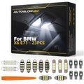 For BMW X6 E71 2008-2014 23PCS LED Interior Light Kit Canbus Error Free Dome Map Trunk Footwell Door | AUTOGLOWLED