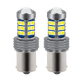 AutoGlowLED LED Reverse Light Bulbs P21W BA15S Canbus for Chevrolet Corvette 1997-2004