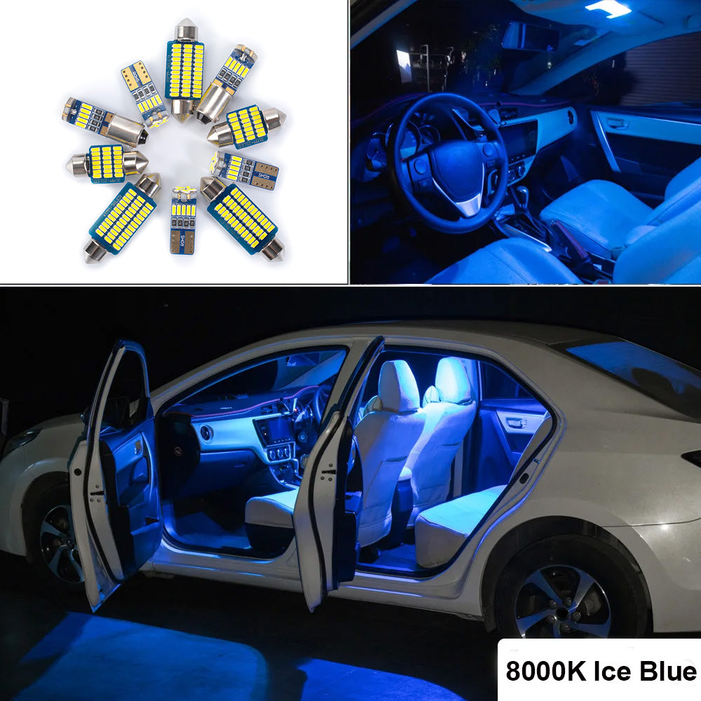 AutoGlowLED LED Interior Light Kit for Nissan Note E11 E12 E13