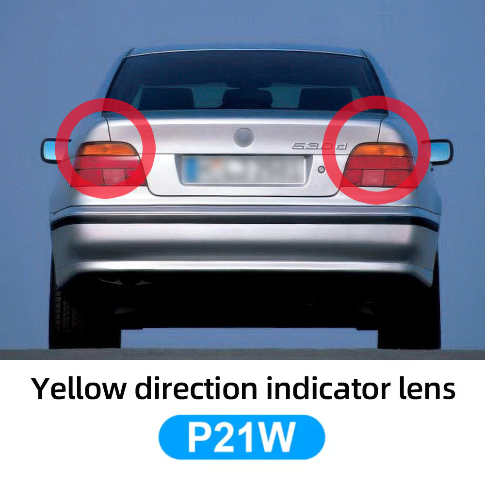 AutoGlowLED BMW E39 Turn Signal LED Lights 1994-2004 Amber Canbus