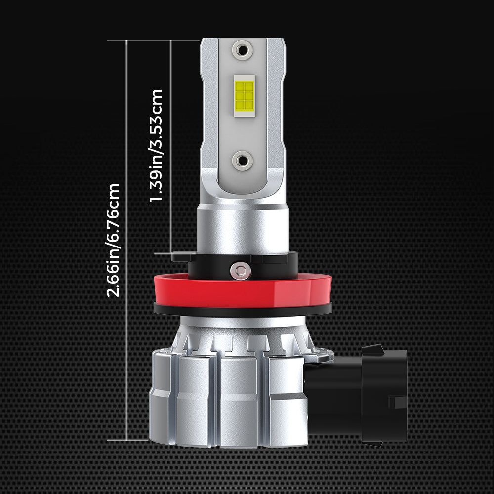 AutoGlowLED H8 H11 HB4 9006 PSX24W LED Fog Light Bulbs 60W 20000LM White Yellow