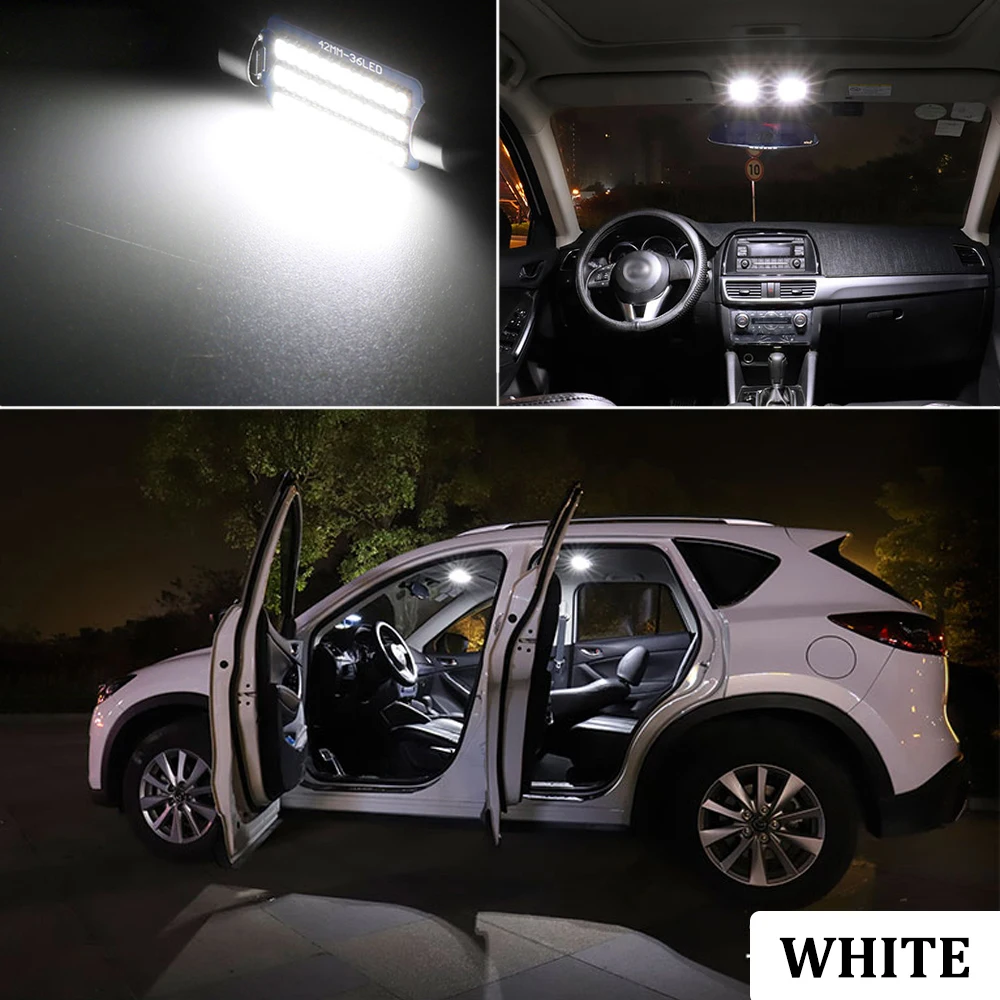 AutoGlowLED Canbus LED Interior Light Kit for Seat Leon MK1 MK2 MK3 1999-2022