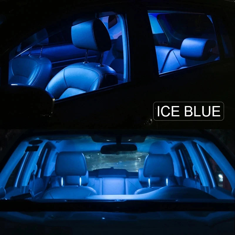 AutoGlowLED 16Pc LED Interior Light Kit for Peugeot RCZ Coupe 2010-2015