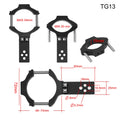 TG11/TG13 Motorcycle Headlight Bracket Spotlight Holder Universal Mount Adjustab for TG13 TG11 - LED Motorcycle Light