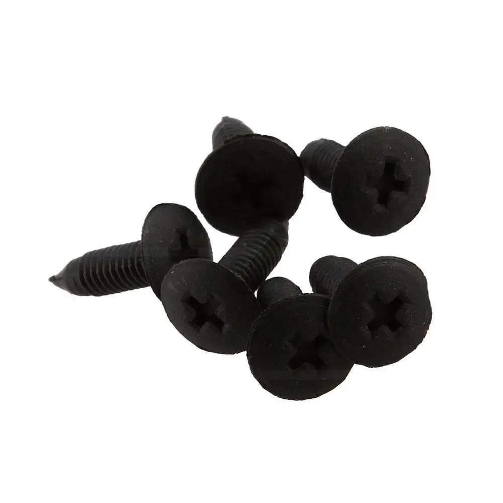 50PCS 6mm Universal Plastic Car Fastener Clip Auto Bumper Fender Push type fixing Clips Door Pan - Automotive LED Light