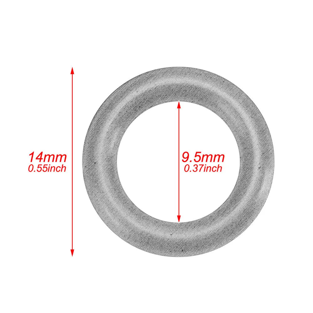 Motorcycle 10pcs Rubber Sealing Ring 11105 Engine Transmission Twin Cam Oil Drain Plug For Harle - Automotive LED Light