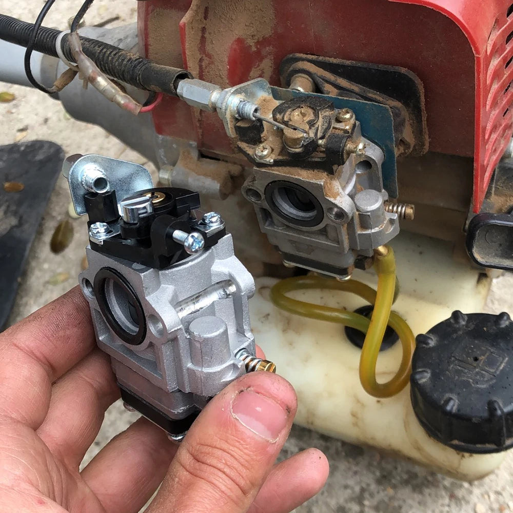 15mm Carburetor For 40cc- 49cc Mini Scooter ATV Strimmer Grass Cutter Chainsaw Carb Gasoline Bru - Automotive LED Light