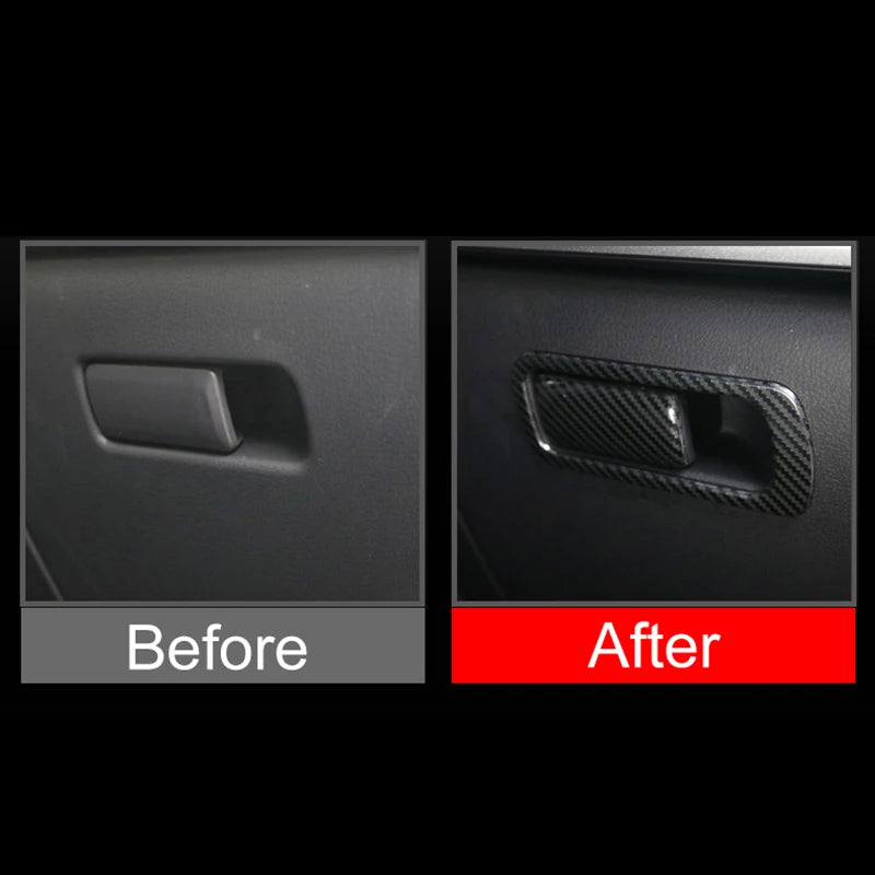 For Mazda 3 BP 2019 2020 2021 2022 2023 2024 2025 Car Co-pilot Glove Storage Box Handle Covers T - Automotive LED Light