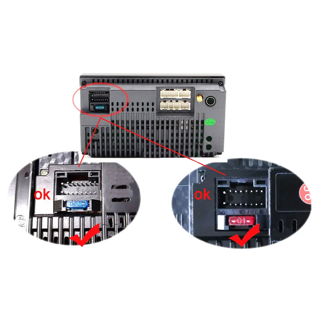 Car Audio MP5 Player ISO Cable Autoradio Radio Accessories for VW Hyundai Honda  for Audi MP5 - Automotive LED Light