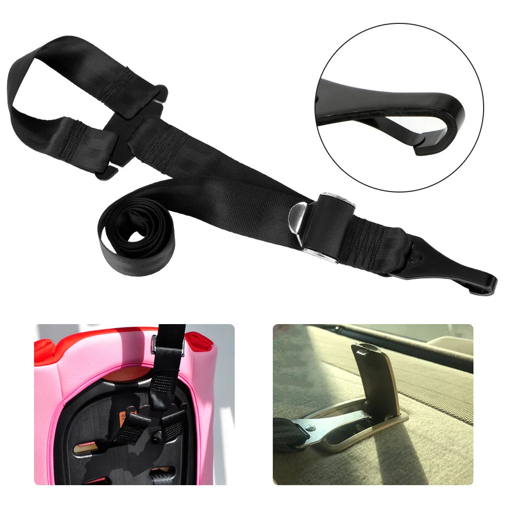 LATCH Belt Connector For ISOFIX Guide Grooves Child Baby Seat Belts Car Safety Seat Interface Co - Automotive LED Light