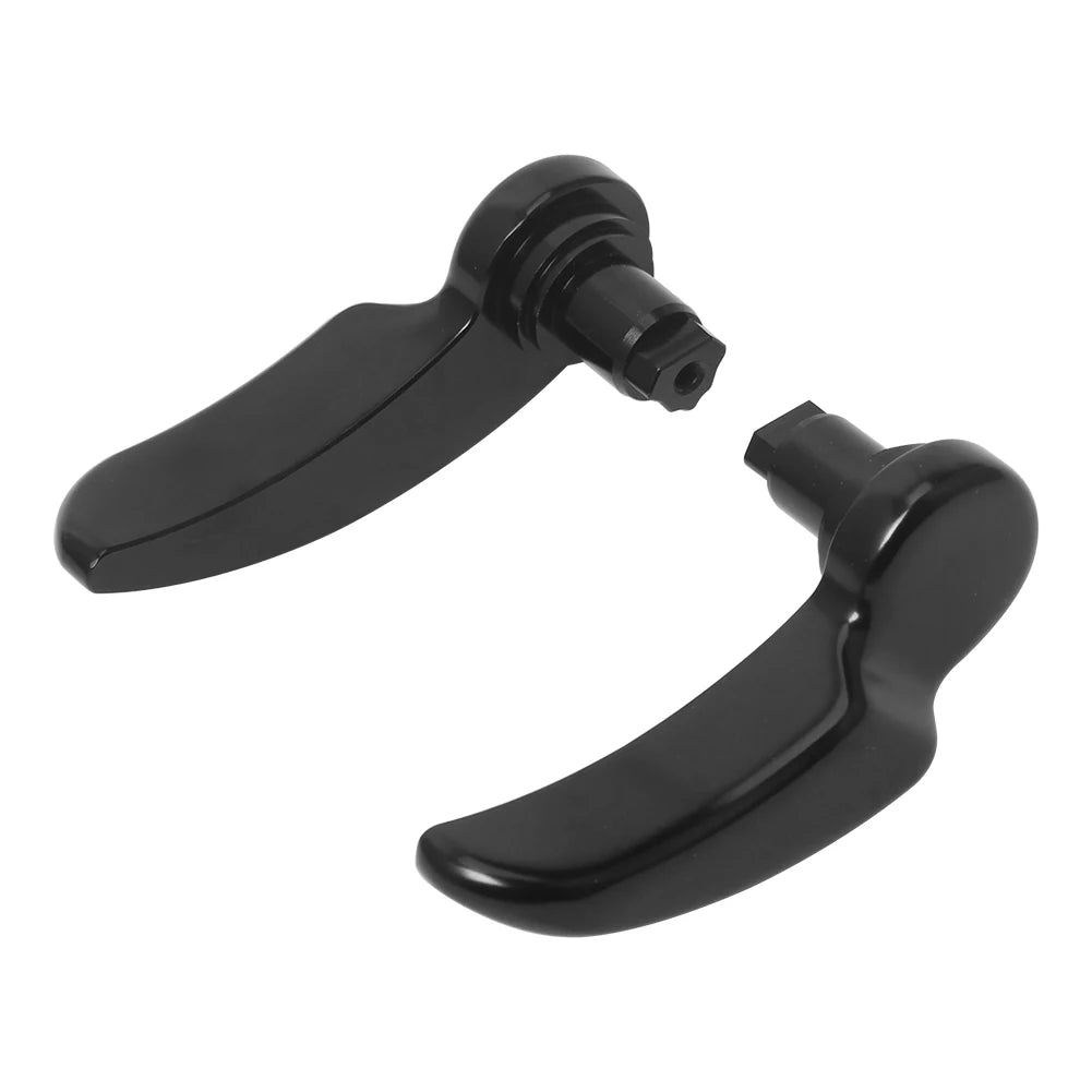 Motorcycle Saddlebag Lid Lifter Black Aluminum For Harley Touring Electra Glide Road King Street - Automotive LED Light