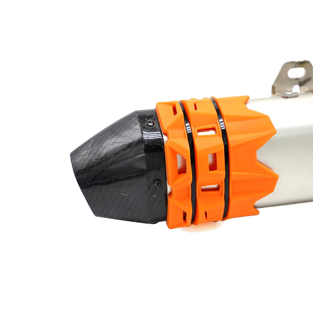 Universal Exhaust Protection Cover Motorcycle Exhaust Muffler Silencer Protector Guard For KTM S - Automotive LED Light