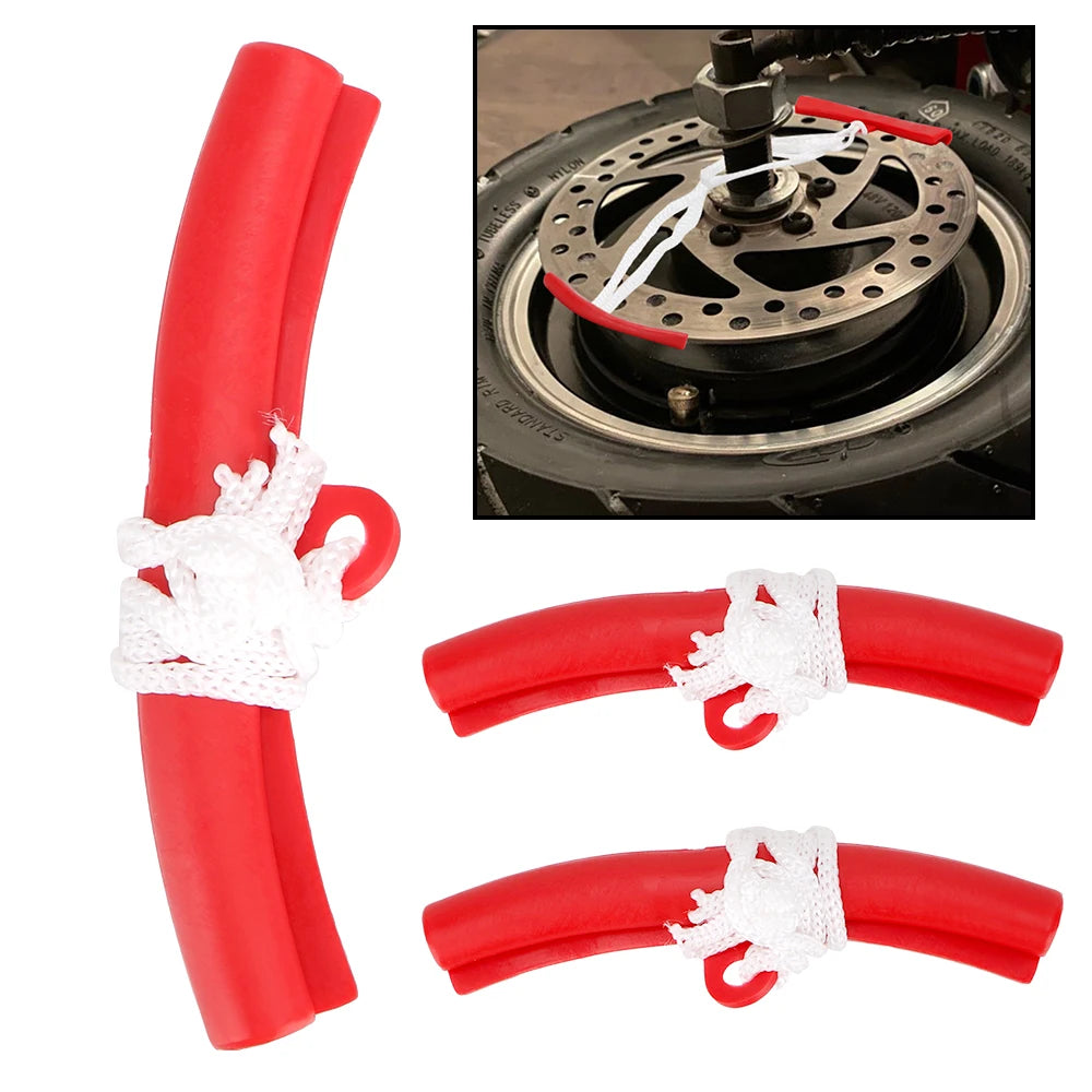 Bicycle Motorcycle Tire Changing Levers Auto Spoon Tire Kit Changing Lever Tools Rim Protector P - Automotive LED Light