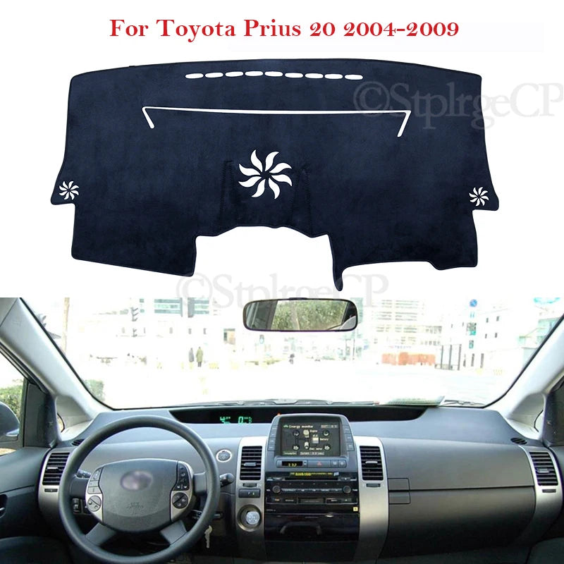 Dashboard Cover Protective Pad for Toyota Prius 20 2004~2009 Car Accessories Das for Toyota 2004-2009 - Automotive LED L