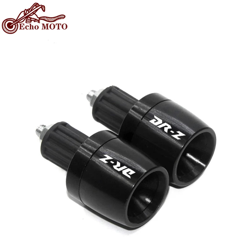 DR-Z For SUZUKI DRZ 400S 400SM DR-Z 400 drz400 CNC Logo Alumiunm Plugs Motorcycle 7/8'' 22mm Han - Automotive LED Light
