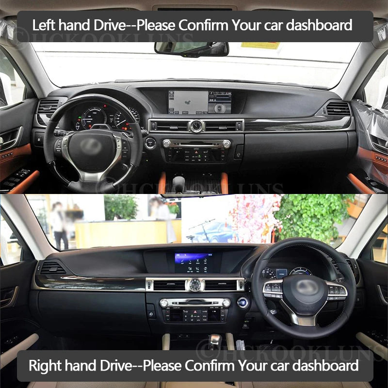 Dashboard Cover Protective Pad for Lexus GS GS250 GS350 GS300h GS400h L10 2012~2 for Lexus L10 2012-2019 - Automotive LE
