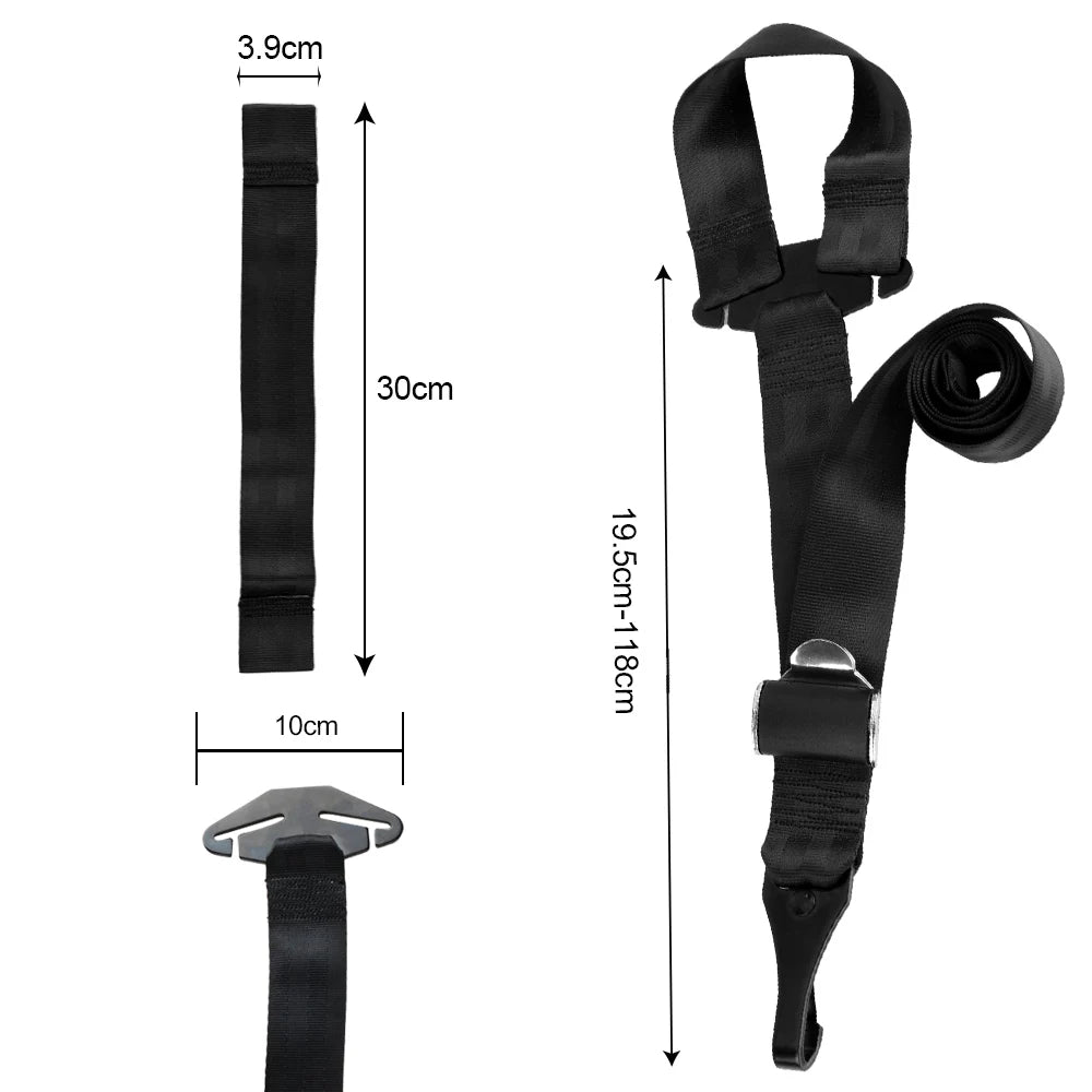 LATCH Belt Connector For ISOFIX Guide Grooves Child Baby Seat Belts Car Safety Seat Interface Co - Automotive LED Light