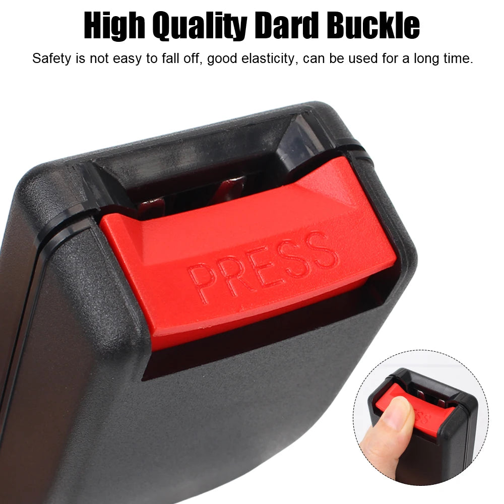 Car Seat Safety Belt Extender Clip Extension Auto Fasteners Buckle for 20-22MM Tongue Adapter Au - Automotive LED Light