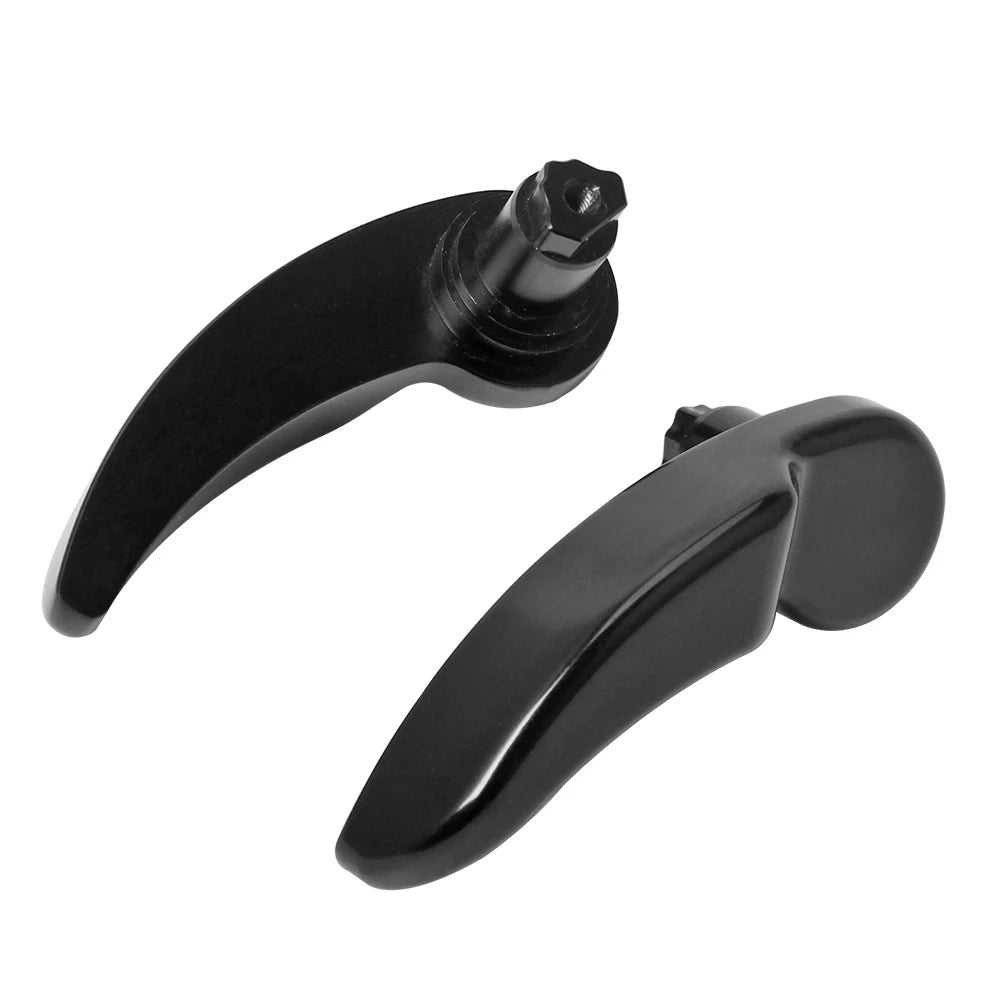 Motorcycle Saddlebag Lid Lifter Black Aluminum For Harley Touring Electra Glide Road King Street - Automotive LED Light