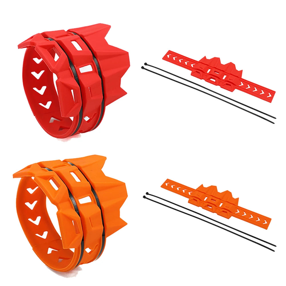 Universal Exhaust Protection Cover Motorcycle Exhaust Muffler Silencer Protector Guard For KTM S - Automotive LED Light