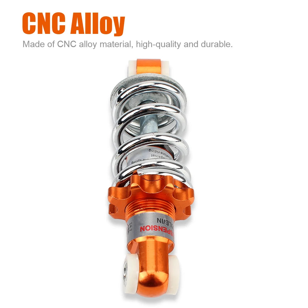 Motorcycle Shock Absorber 125MM 400LB/IN For 49cc Mini Trot Damping Pitch Plated Spring ATV Pit  - Automotive LED Light