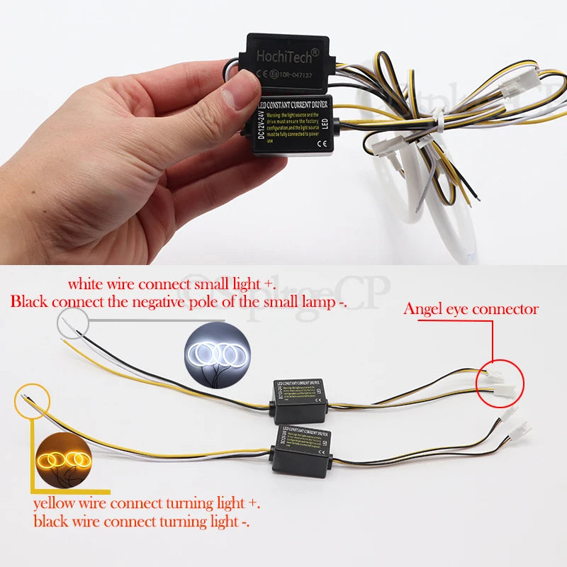 For BMW E60 E61 LCI 528i 530i 535i 550i M5 2007-2010 halogen Headlight SMD Cotto for BMW E61 E60 M5 2007-2010 - Canbus L