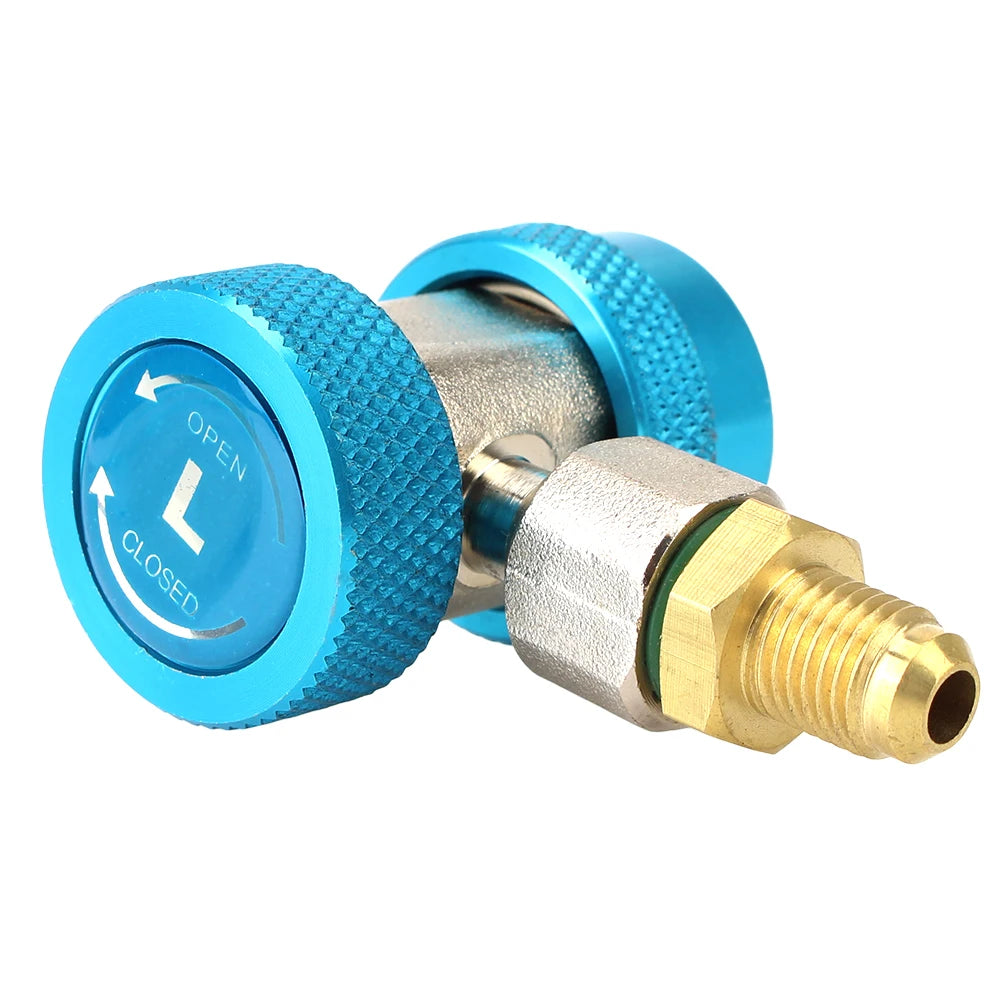 Car Air Conditioner R134A H / L Adapter Quick Coupling AC Coupler Coolant Filter Connector Tools - Automotive LED Light