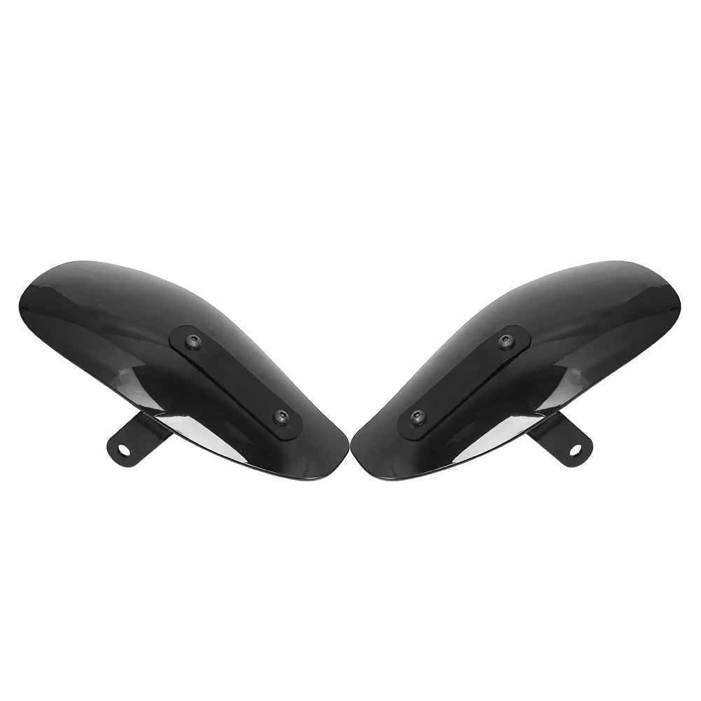 Universal Motorcycle Black Handlebar Hand Guard Handguard Wind Protector Shield For Harley XL 88 - Automotive LED Light