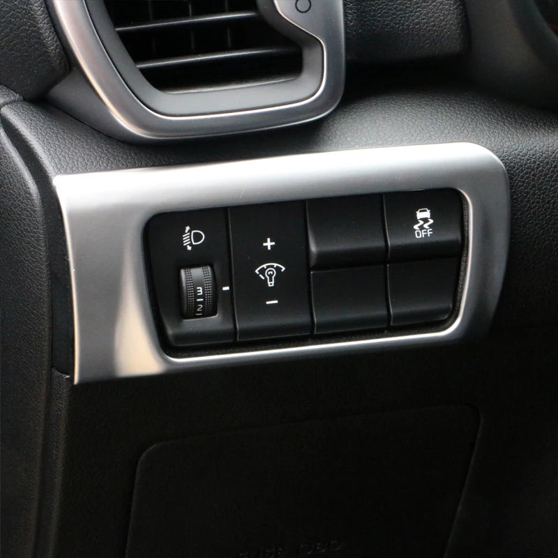 For Kia Sportage 4 QL 2016 2017 2018 2019 2020 2021 Car Headlight Adjustment Button Trim Cover A - Automotive LED Light