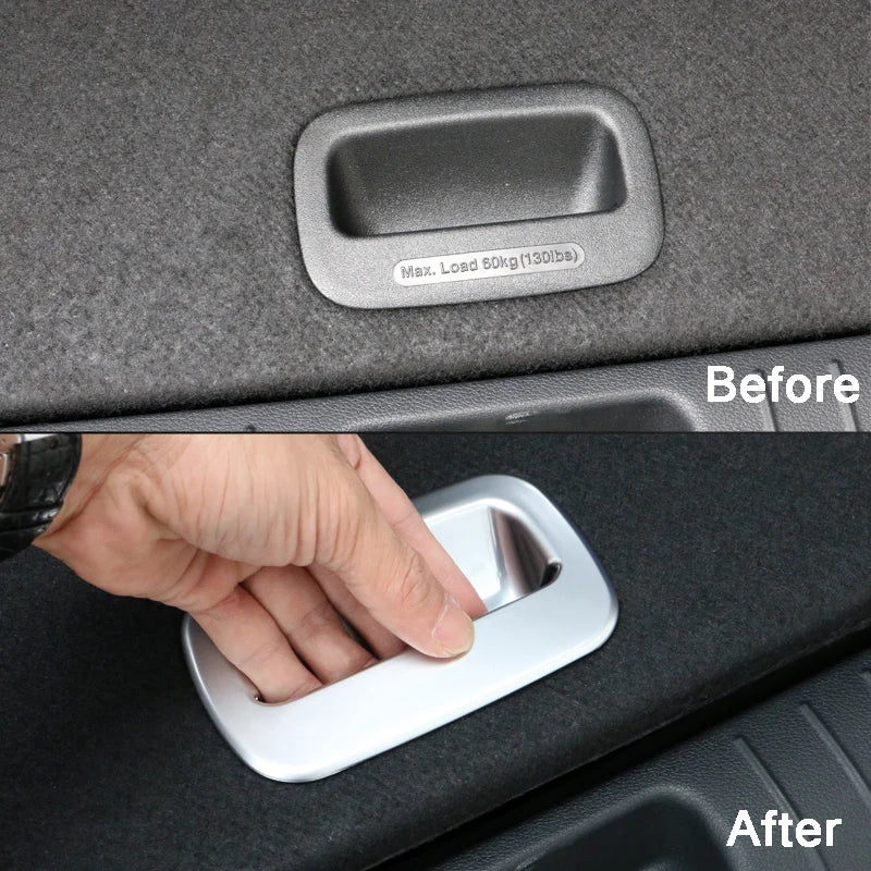 For Kia Sportage 4 QL 2016 2017 2018 2019 2020 2021 Car Trunk Handle Bowl Cover Trim Frame Acces - Automotive LED Light