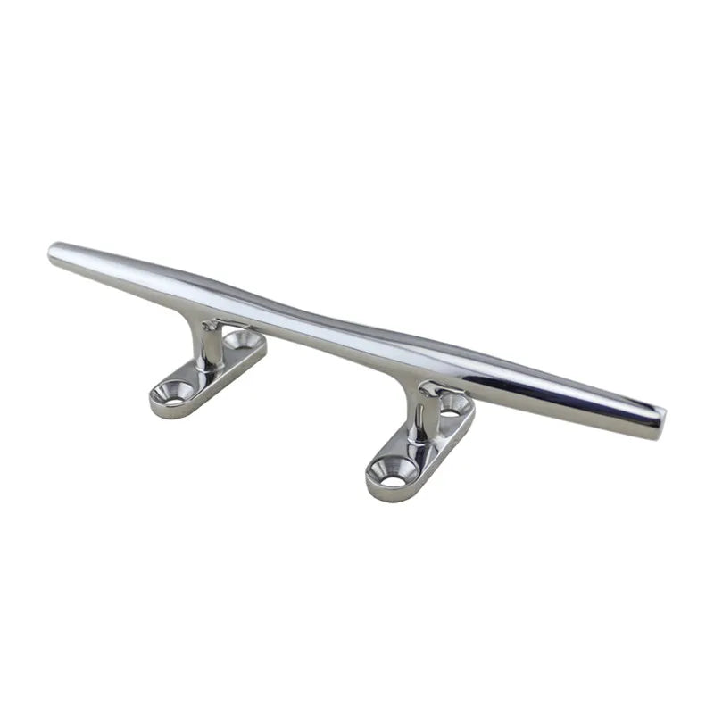 1 Pcs 6' Heavy Duty Boat Hollow Base Cleat High Quality Stainless Steel Top Mirror Polished Boat - Automotive LED Light