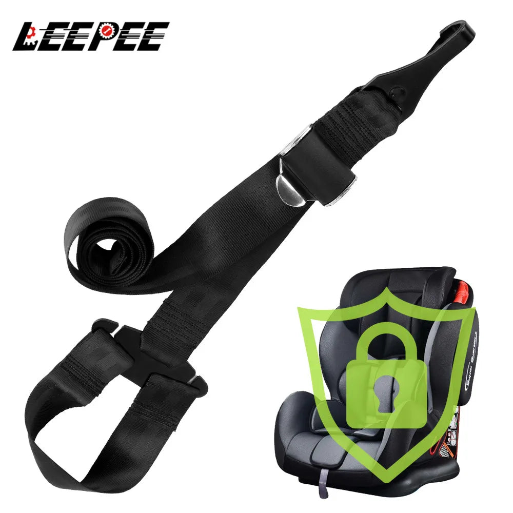 LATCH Belt Connector For ISOFIX Guide Grooves Child Baby Seat Belts Car Safety Seat Interface Co - Automotive LED Light