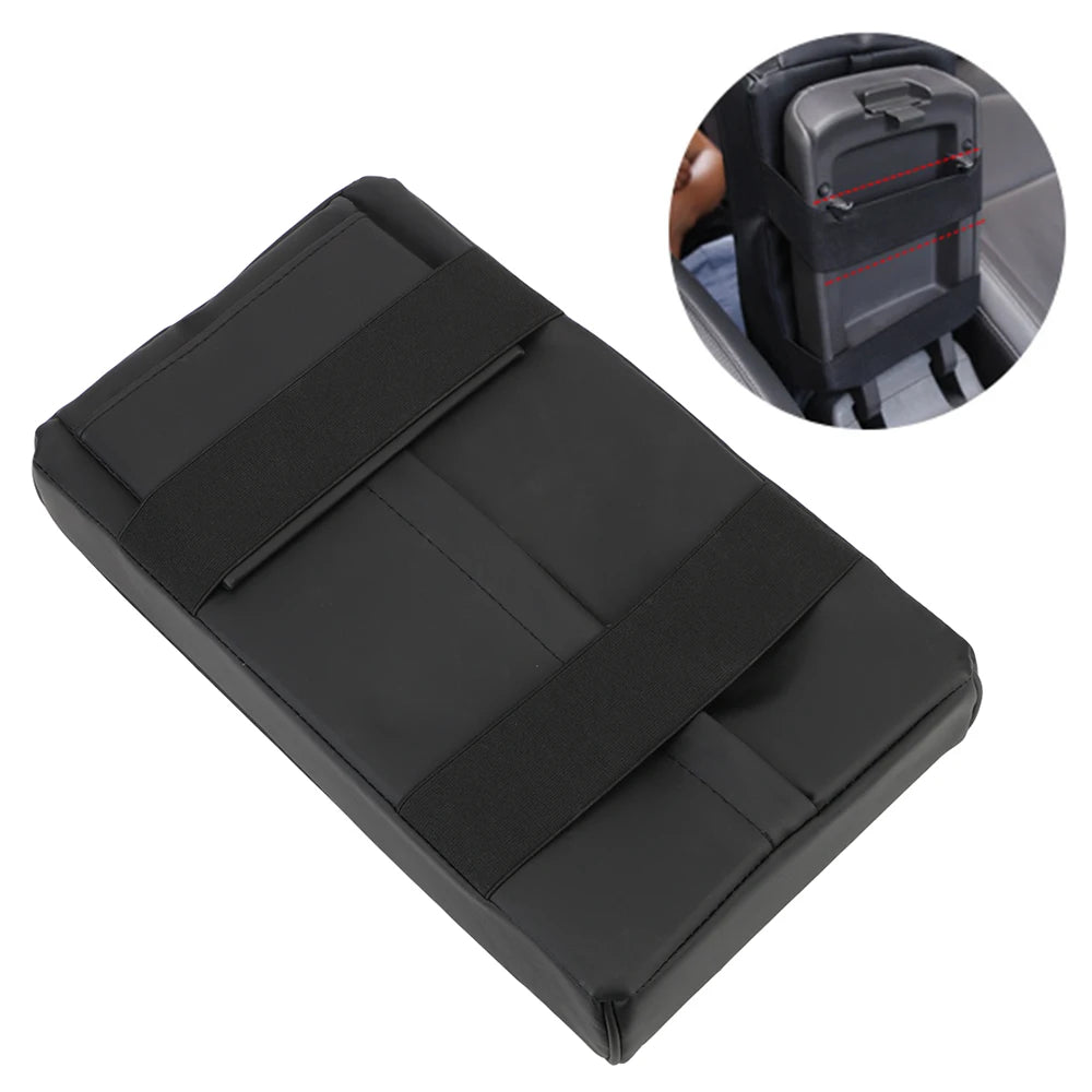 Car Armrest Cushion With Storager Case Coffee Cup Stand Phone Holder Arm Elbow Supportor Off Roa - Automotive LED Light